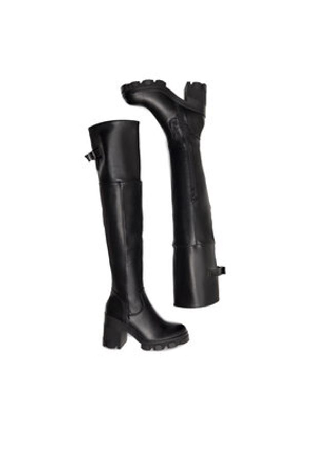 DeeZee Kozaki Rachel HL220437 Czarny. Kolor: czarny. Materiał: syntetyk