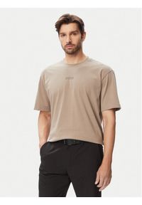 BOSS T-Shirt Tee 10 50519368 Beżowy Relaxed Fit. Kolor: beżowy. Materiał: bawełna #1