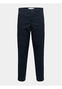 Selected Homme Spodnie materiałowe X-Miles 16085174 Granatowy Slim Tapered Fit. Kolor: niebieski. Materiał: bawełna #4