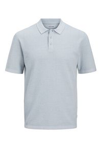 Jack & Jones Sweter George 12268281 Błękitny Relaxed Fit. Kolor: niebieski. Materiał: bawełna #5