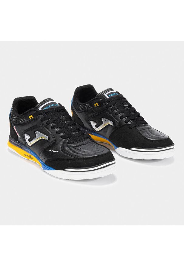 Buty halowe męskie Joma Top Flex Rebound 2501 IN Czarne. Kolor: czarny. Sport: piłka nożna