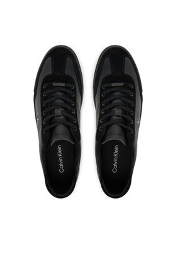 Calvin Klein Sneakersy Basket Cupsole Lup Wt Lth HM0HM02133 Czarny. Kolor: czarny. Materiał: skóra