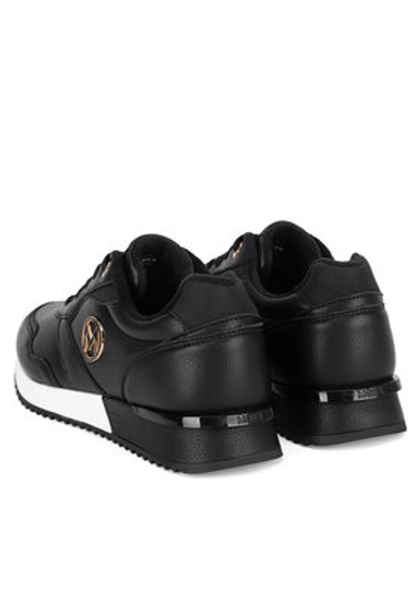 MEXX Sneakersy MI001008443W Czarny. Kolor: czarny. Materiał: skóra
