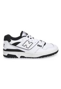 Buty do chodzenia dla dorosłych New Balance 550 Black White. Okazja: na co dzień. Kolor: biały. Materiał: skóra. Sport: turystyka piesza
