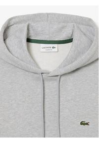Lacoste Bluza SH9623 Szary Classic Fit. Kolor: szary. Materiał: bawełna #5