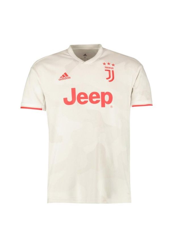 Adidas - Juventus Away Jersey 19/20 461. Kolor: biały, wielokolorowy, czerwony. Materiał: jersey