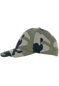 SOL'S - Czapka Z Daszkiem Buffalo 6 Panel. Kolor: zielony