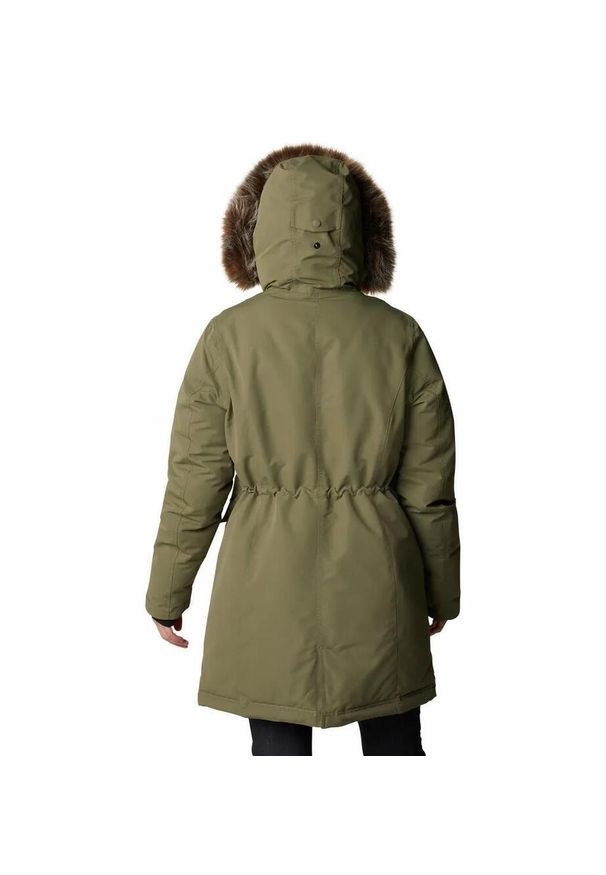 columbia - Płaszcz Zimowy Columbia Little Si Insulated Parka Damski. Kolor: zielony. Sezon: zima. Sport: turystyka piesza