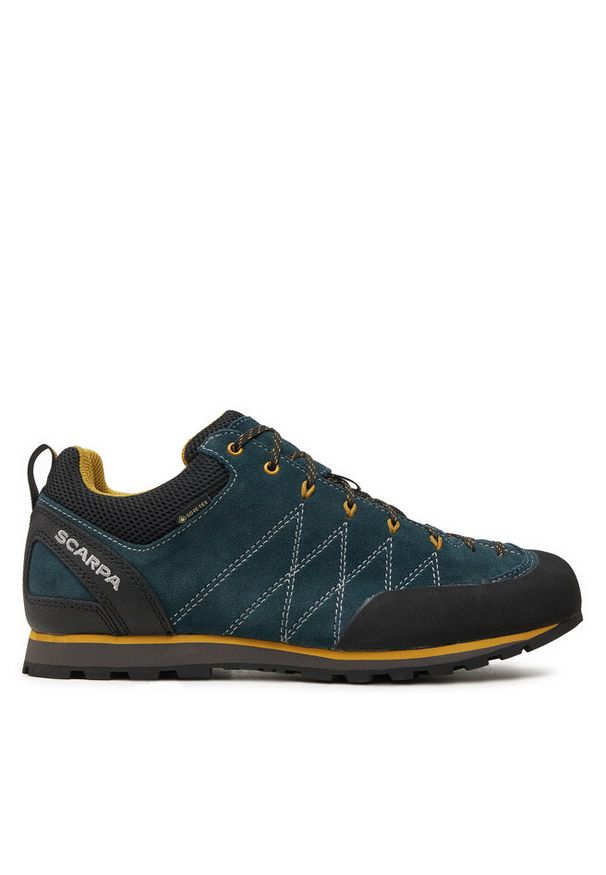 Trekkingi Scarpa. Kolor: niebieski. Technologia: Gore-Tex. Sport: turystyka piesza