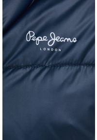 Pepe Jeans Kurtka damska kolor granatowy zimowa. Okazja: na co dzień. Kolor: niebieski. Materiał: futro. Sezon: zima. Styl: casual #6