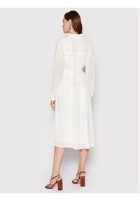 Selected Femme Sukienka codzienna Maxa 16083837 Biały Relaxed Fit. Okazja: na co dzień. Kolor: biały. Materiał: bawełna, wiskoza. Typ sukienki: proste. Styl: casual #3
