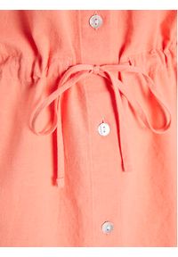 JJXX Sukienka koszulowa Sana 12249747 Pomarańczowy Relaxed Fit. Kolor: pomarańczowy. Materiał: bawełna. Typ sukienki: koszulowe #8