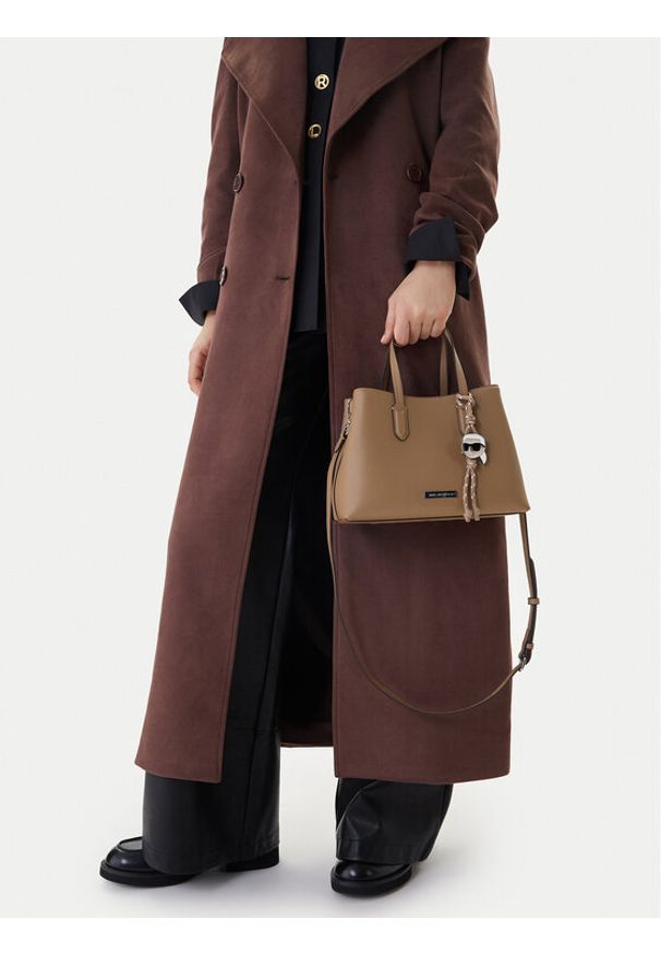 Karl Lagerfeld - KARL LAGERFELD Torebka B1W30003 Brązowy. Kolor: brązowy. Materiał: skórzane