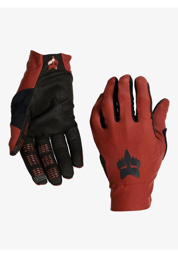 FOX - Rękawiczki rowerowe męskie Fox Flexair Glove. Kolor: czerwony