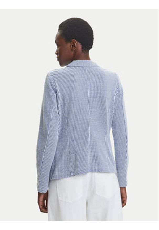 Olsen Marynarka 15001434 Niebieski Regular Fit. Kolor: niebieski. Materiał: syntetyk, bawełna