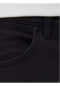 Wrangler Jeansy Larston 112371641 Czarny Tapered Fit. Kolor: czarny