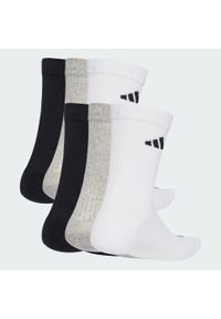 Adidas - Skarpety Cushioned Crew 6 Pairs. Kolor: biały, wielokolorowy, czarny, szary
