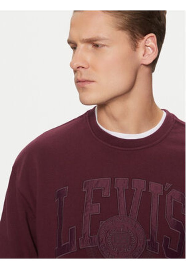 Levi's® Bluza Graphic 38712-0442 Fioletowy Relaxed Fit. Kolor: fioletowy. Materiał: bawełna