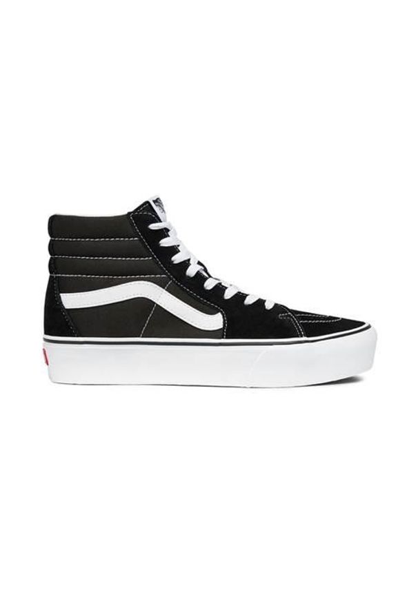 Buty do chodzenia damskie Vans SK8HI Platform 2. Wysokość cholewki: za kostkę. Zapięcie: sznurówki. Kolor: wielokolorowy, czarny. Materiał: materiał, syntetyk. Szerokość cholewki: normalna. Obcas: na platformie. Sport: turystyka piesza