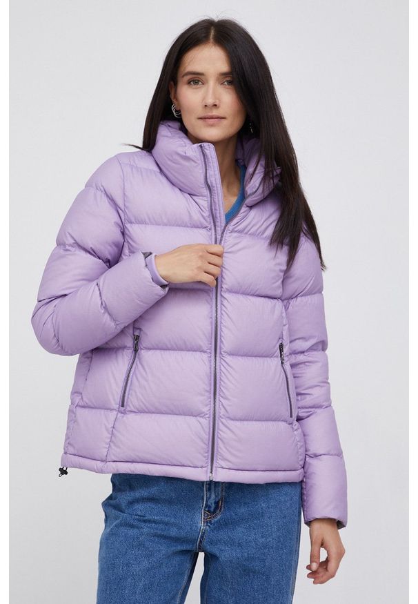 Colmar Kurtka puchowa damska kolor fioletowy zimowa. Okazja: na co dzień. Kolor: fioletowy. Materiał: puch. Sezon: zima. Styl: casual