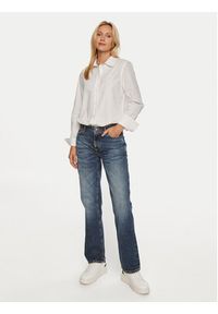 Guess Jeans Koszula W4YH68 WGCF1 Biały Regular Fit. Kolor: biały. Materiał: bawełna