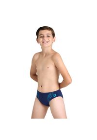 Kąpielówki chłopięce slipy kąpielowe sportowe na basen Arena Graphic. Kolor: niebieski #1