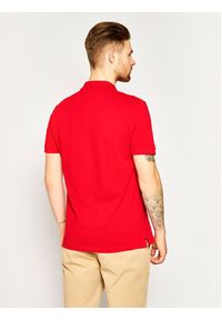 Lacoste Polo PH4012 Czerwony Slim Fit. Typ kołnierza: polo. Kolor: czerwony. Materiał: bawełna #5