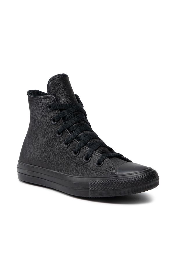 Trampki Converse - Ct As Hi 135251C Black Mono. Kolor: czarny. Materiał: skóra