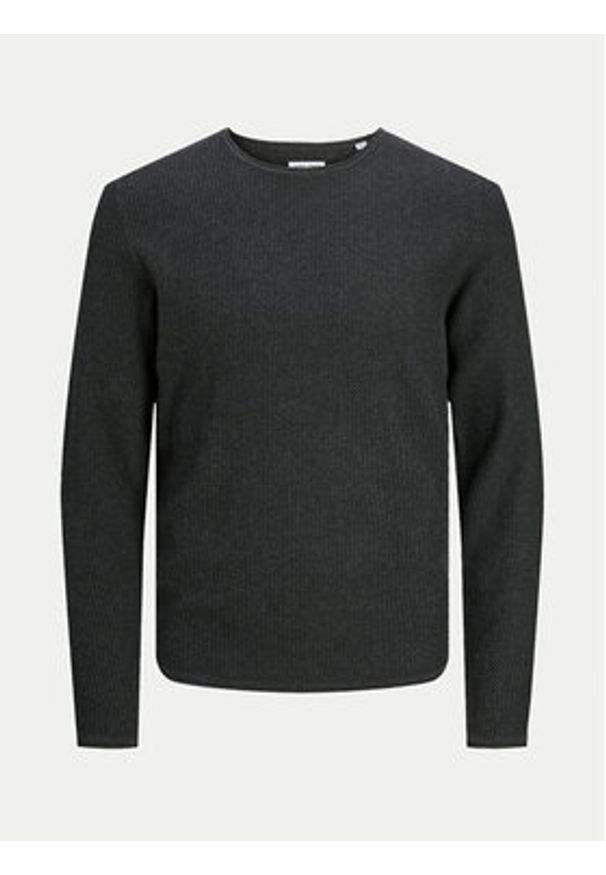 Jack & Jones Sweter Cooper 12258407 Szary Regular Fit. Kolor: szary. Materiał: bawełna