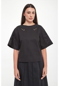 Weekend Max Mara - T-shirt damski ażurowy Targa WEEKEND MAX MARA. Wzór: ażurowy #2