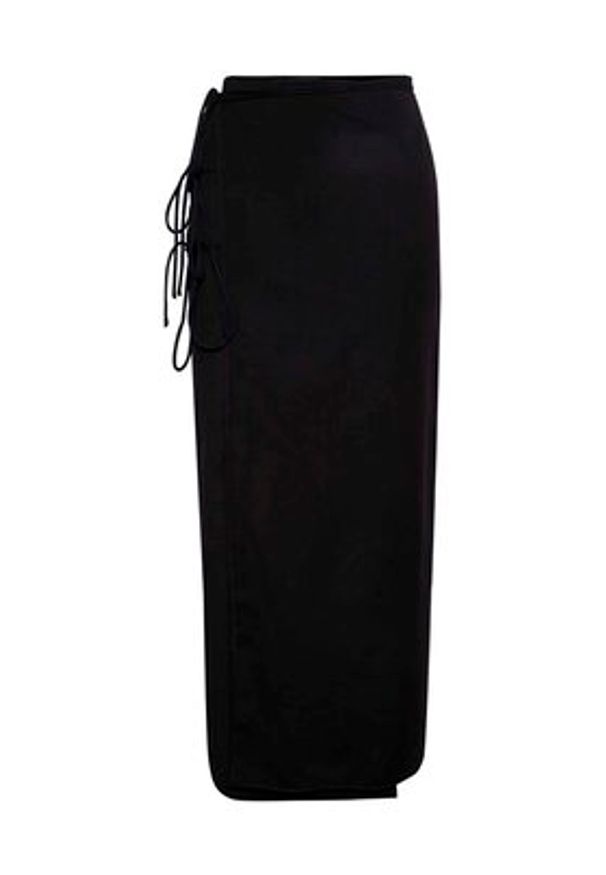 GESTUZ - Gestuz Spódnica midi 10908273 Czarny Regular Fit. Kolor: czarny. Materiał: syntetyk, wiskoza