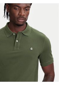 United Colors of Benetton - United Colors Of Benetton Polo 3089J3179 Zielony Regular Fit. Typ kołnierza: polo. Kolor: zielony. Materiał: bawełna #5