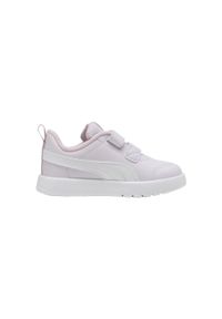 Puma - Sneakersy dla małych dzieci Courtflex V3 PUMA Island. Kolor: różowy. Materiał: syntetyk, materiał. Sport: turystyka piesza