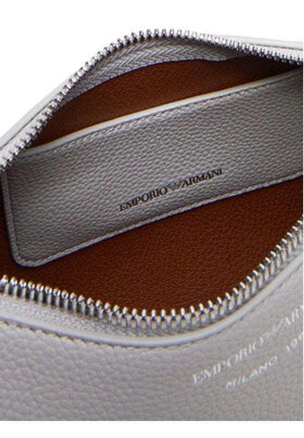Emporio Armani Torebka EW000539 AF12036 M8118 Szary. Kolor: szary. Materiał: skórzane