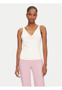 Marciano Guess Top 5GGP07 6259A Biały Regular Fit. Kolor: biały. Materiał: syntetyk