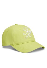 TOMMY HILFIGER - Tommy Hilfiger Czapka z daszkiem Logo Embroidery Baseball Cap AW0AW18338 Zielony. Kolor: zielony. Materiał: bawełna #1
