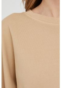 Answear Lab Bluza bawełniana damska kolor beżowy wzorzysta. Kolor: beżowy. Materiał: bawełna. Długość rękawa: długi rękaw. Długość: długie. Styl: wakacyjny #3