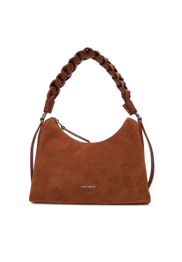 Coccinelle Torebka P6P Boheme Suede Bimaterial E1 P6P 13 03 01 Brązowy. Kolor: brązowy. Materiał: skórzane, zamszowe