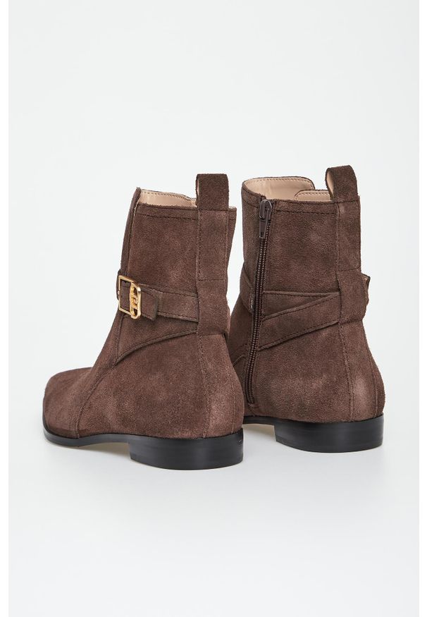 Liu Jo - Botki damski zamszowe LIU JO. Materiał: zamsz