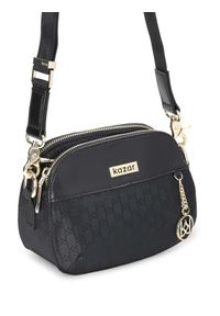 Kazar - Czarna listonoszka damska. Kolor: czarny. Materiał: skórzane #8