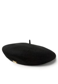 Lauren Ralph Lauren - LAUREN RALPH LAUREN Beret 454P04546001 Czarny. Kolor: czarny. Materiał: materiał, wełna