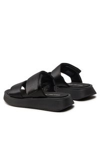 Calvin Klein Jeans Klapki Slide Double Strap Sandal Dc YW0YW01355 Czarny. Kolor: czarny. Materiał: materiał #6