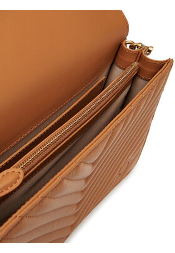 Pinko - PINKO Torebka Love Click Classic PE 25 PLTT 100063 A0GK Brązowy. Kolor: brązowy. Materiał: skórzane