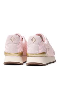 GANT - Sneakersy damskie różowe Gant Bevinda. Kolor: różowy. Materiał: materiał #2