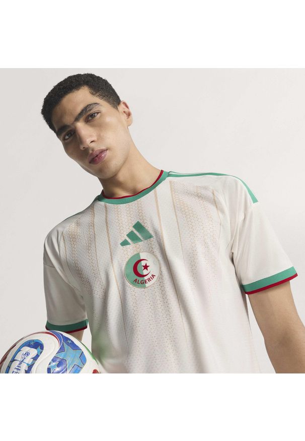 Adidas - Koszulka Algeria 26 Home Authentic. Kolor: biały. Technologia: ClimaCool (Adidas). Sport: piłka nożna