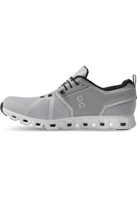 On Running - Buty do biegania męskie On Cloud 5 Waterproof. Zapięcie: sznurówki. Kolor: biały, wielokolorowy, szary. Materiał: tkanina. Szerokość cholewki: normalna