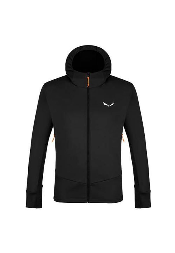 Bluza sportowa męska Salewa Puez Polarlite Hooded. Typ kołnierza: kaptur. Kolor: czarny