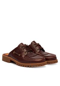 Timberland Klapki Noreen Mule TB0A4198EIW1 Bordowy. Kolor: czerwony. Materiał: skóra #4