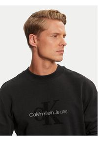 Calvin Klein Jeans Bluza Chenille J30J326144 Czarny Regular Fit. Kolor: czarny. Materiał: bawełna #5