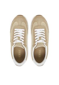 Guess Sneakersy FLJJO2 LEA12 Beżowy. Kolor: beżowy. Materiał: materiał #2